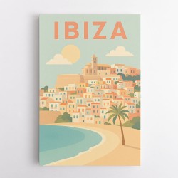 Ibiza Travel Poster Wall Art