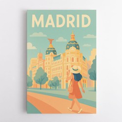 Madrid Poster 1 Wall Art