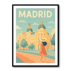 Madrid Poster 1 Wall Art