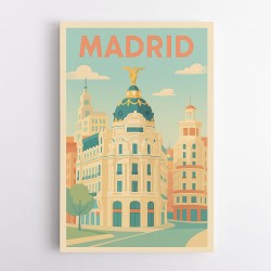 Madrid Poster Wall Art