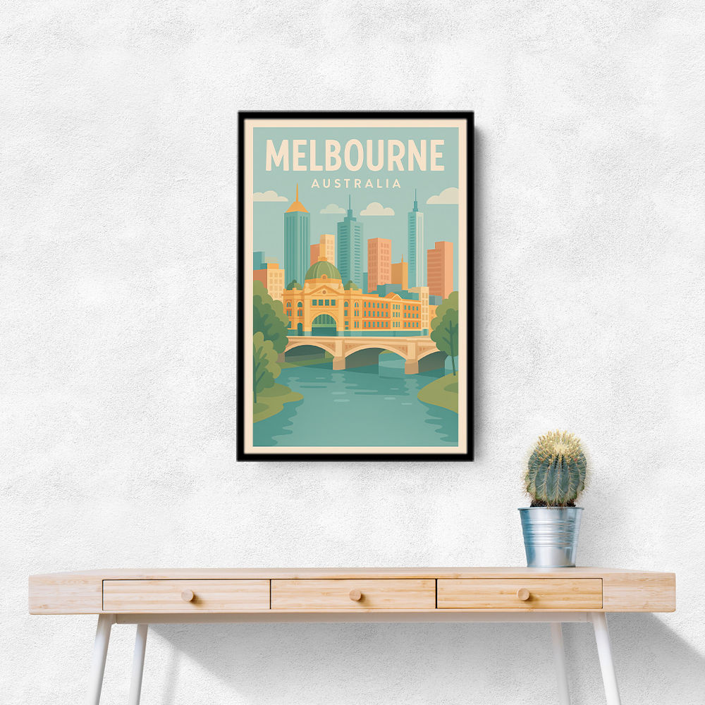 Melbourne Poster 1 Wall Art Melbourne Poster 1 Wall Art