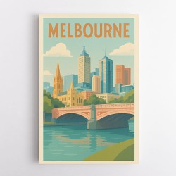 Melbourne Poster Wall Art
