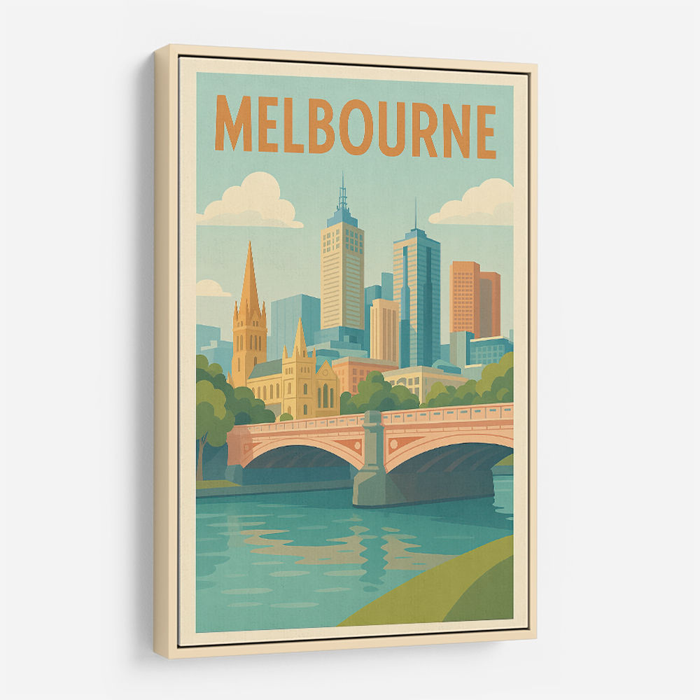 Melbourne Poster Wall Art Melbourne Poster Wall Art