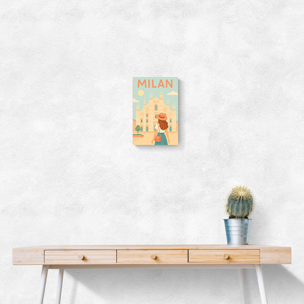 Milan Travel Poster 1 Wall Art Milan Travel Poster 1 Wall Art