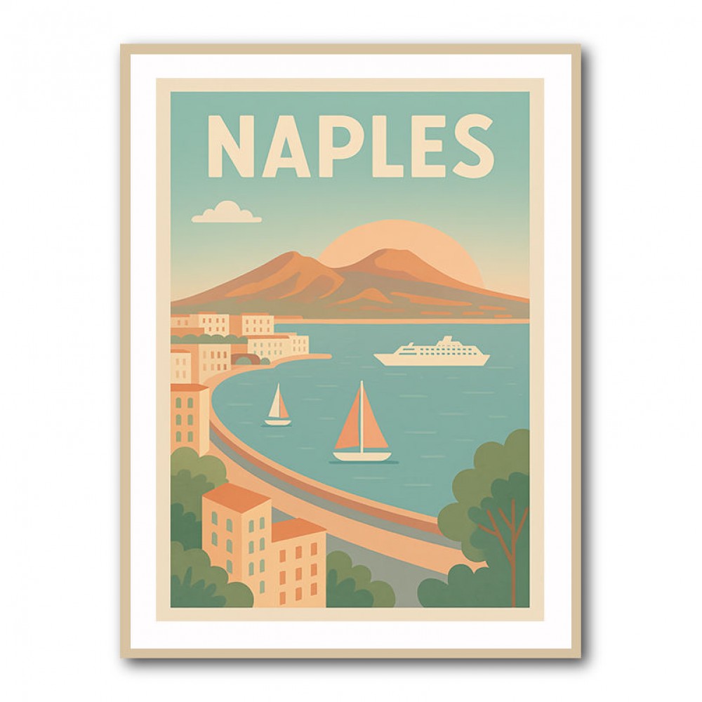 Naples Poster Wall Art Naples Poster Wall Art
