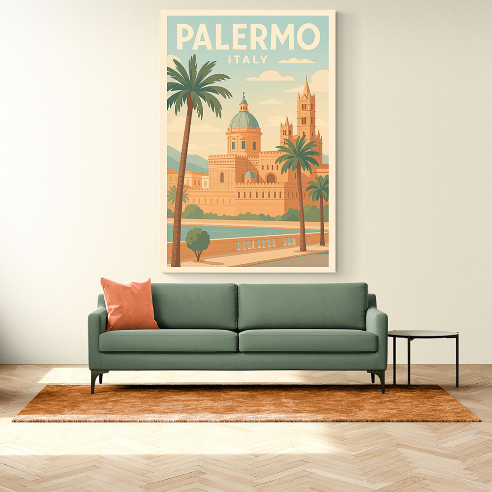 Palermo Travel Poster 1 Wall Art Palermo Travel Poster 1 Wall Art