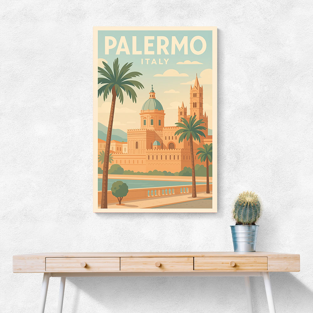 Palermo Travel Poster 1 Wall Art Palermo Travel Poster 1 Wall Art