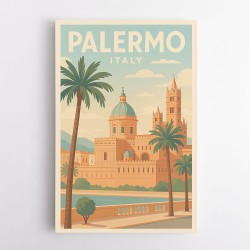 Palermo Travel Poster 1 Wall Art