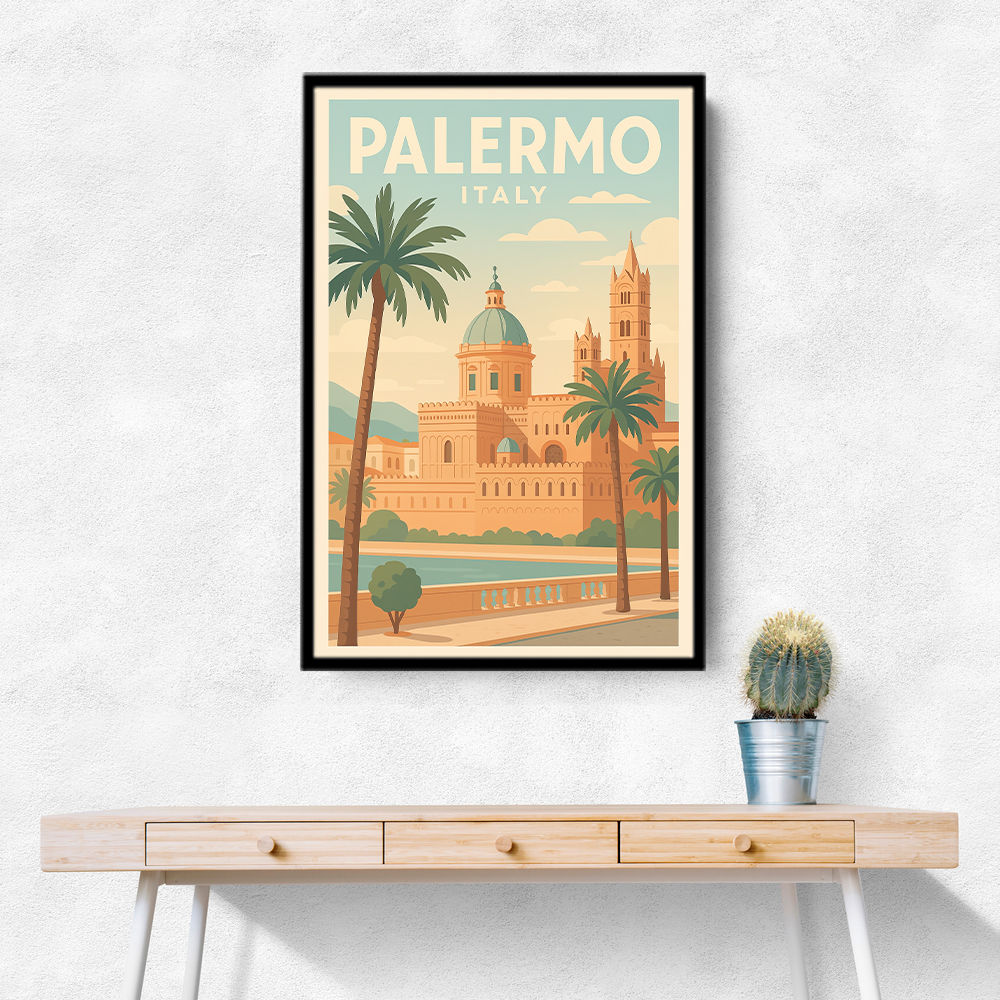 Palermo Travel Poster 1 Wall Art Palermo Travel Poster 1 Wall Art
