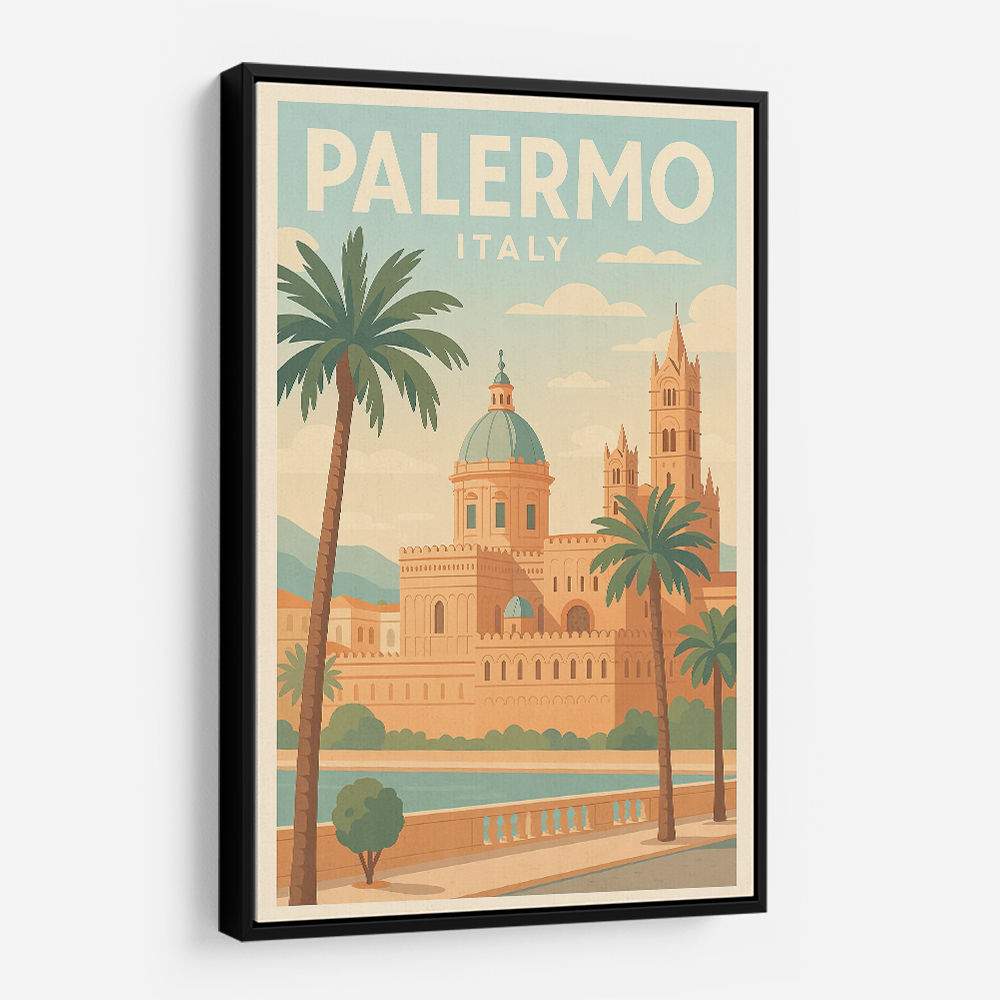 Palermo Travel Poster 1 Wall Art Palermo Travel Poster 1 Wall Art