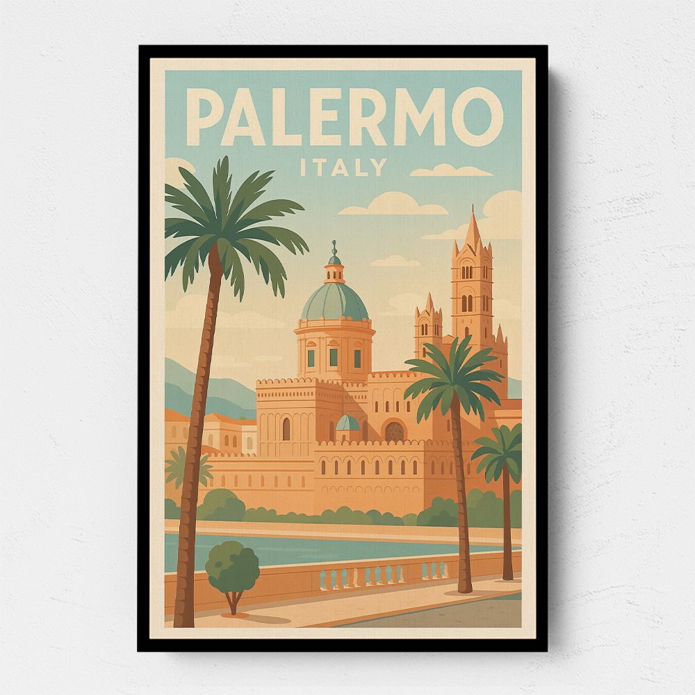 Palermo Travel Poster 1 Wall Art Palermo Travel Poster 1 Wall Art