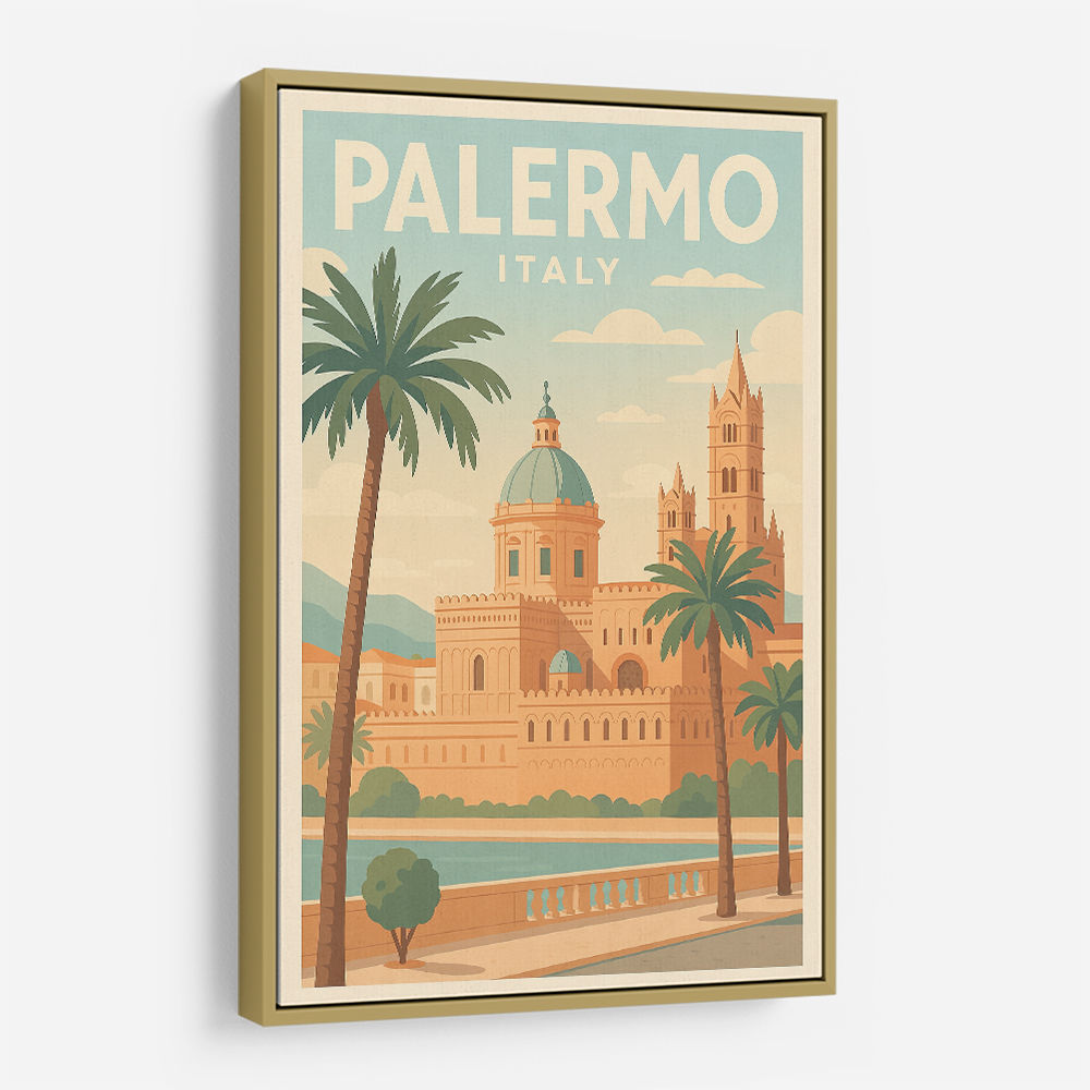 Palermo Travel Poster 1 Wall Art Palermo Travel Poster 1 Wall Art