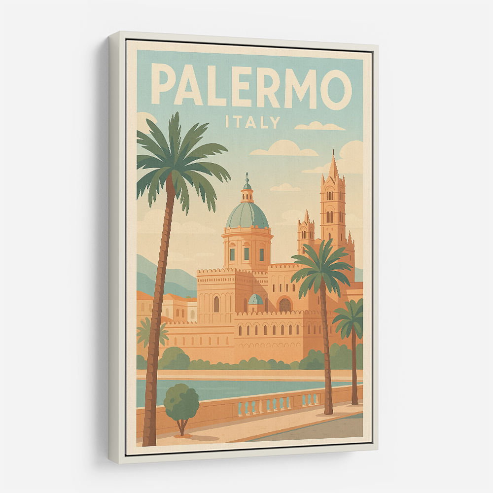 Palermo Travel Poster 1 Wall Art Palermo Travel Poster 1 Wall Art