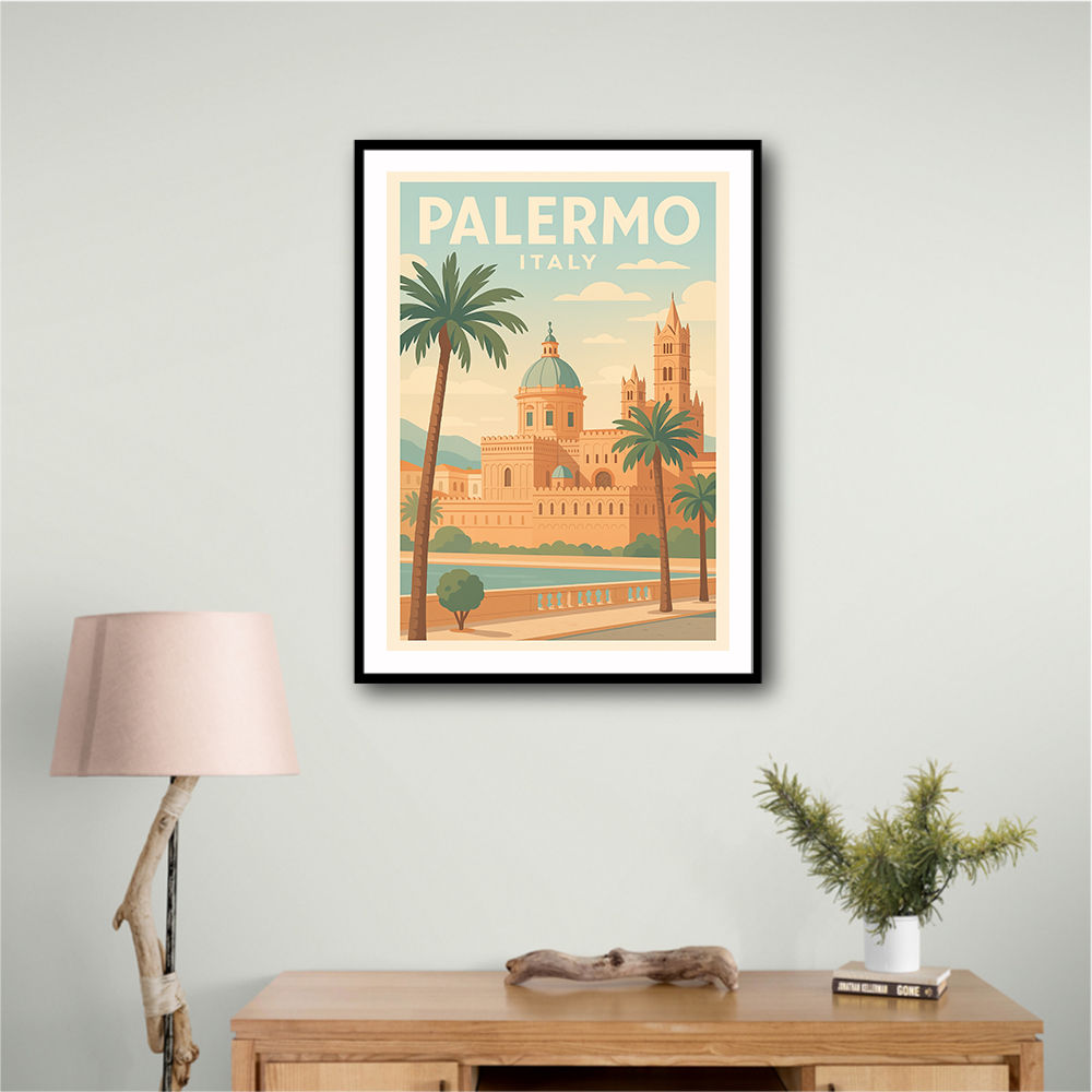 Palermo Travel Poster 1 Wall Art Palermo Travel Poster 1 Wall Art