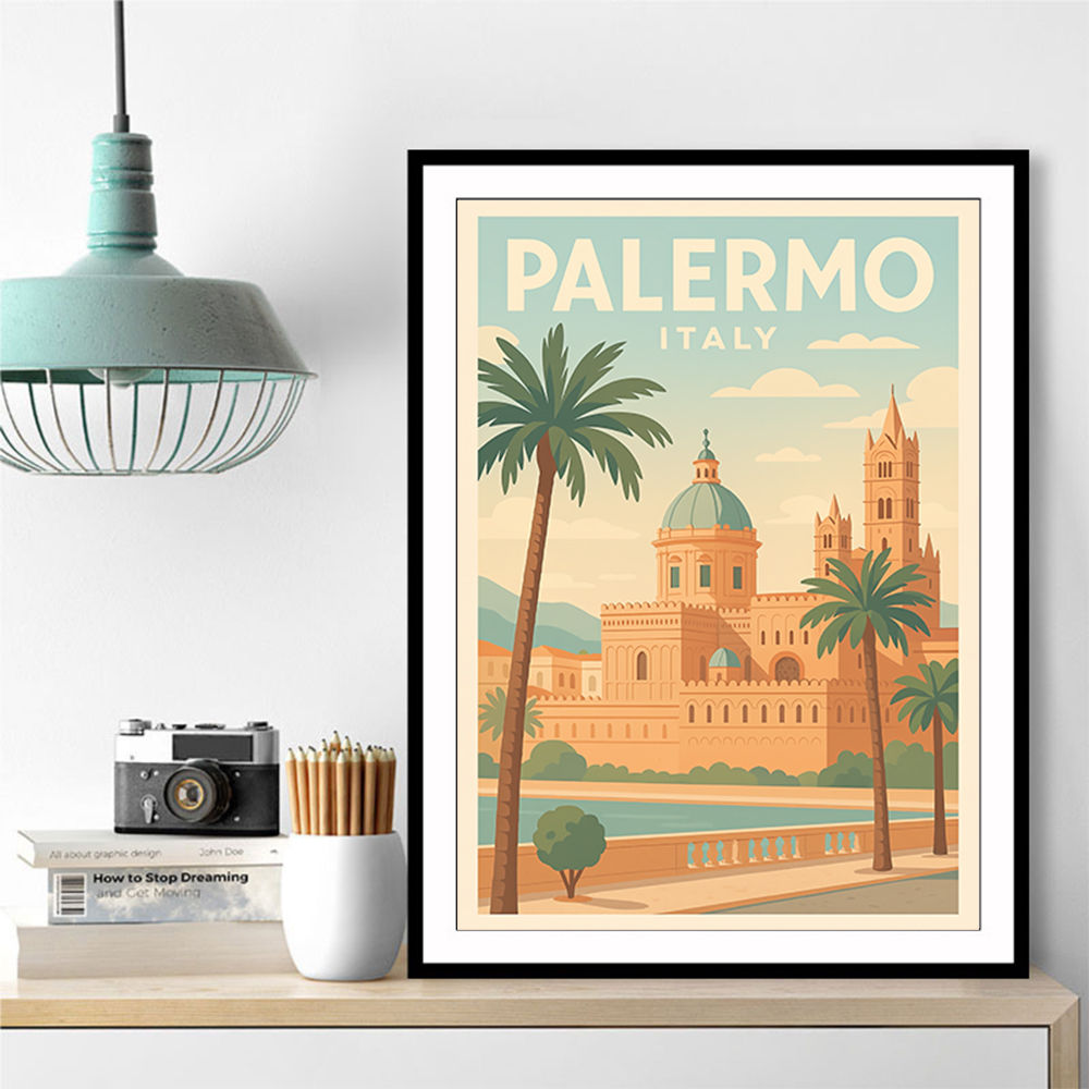 Palermo Travel Poster 1 Wall Art Palermo Travel Poster 1 Wall Art