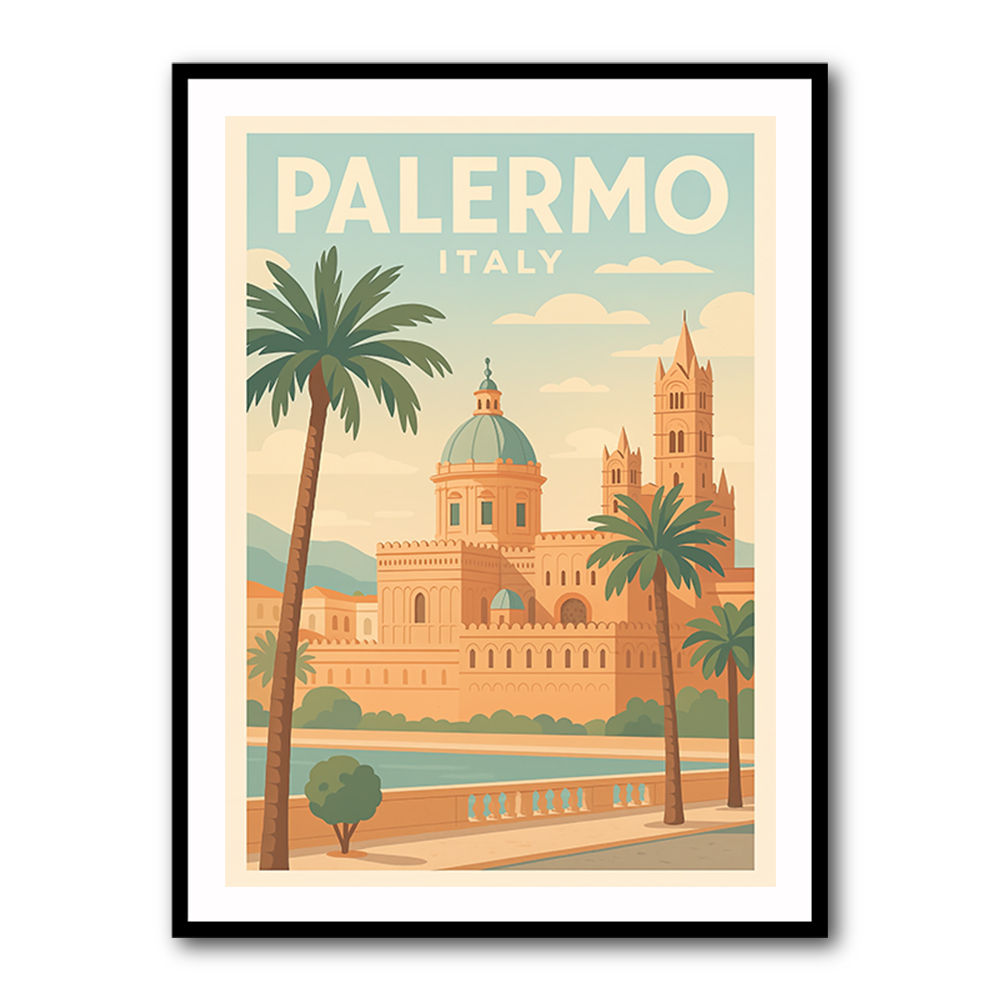 Palermo Travel Poster 1 Wall Art Palermo Travel Poster 1 Wall Art