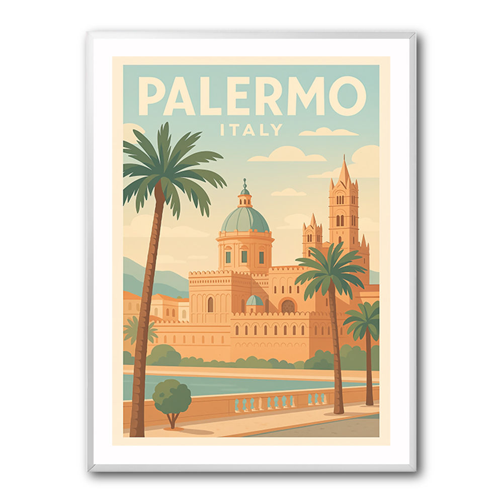 Palermo Travel Poster 1 Wall Art Palermo Travel Poster 1 Wall Art