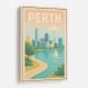 Perth In Modern Colors Wall Art Perth In Modern Colors Wall Art