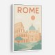 Rome Travel Poster 1 Wall Art Rome Travel Poster 1 Wall Art