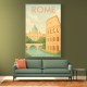 Rome Travel Poster Wall Art Rome Travel Poster Wall Art