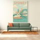 Sydney Travel Poster 1 Wall Art Sydney Travel Poster 1 Wall Art