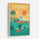 Sydney Travel Poster 2 Wall Art Sydney Travel Poster 2 Wall Art