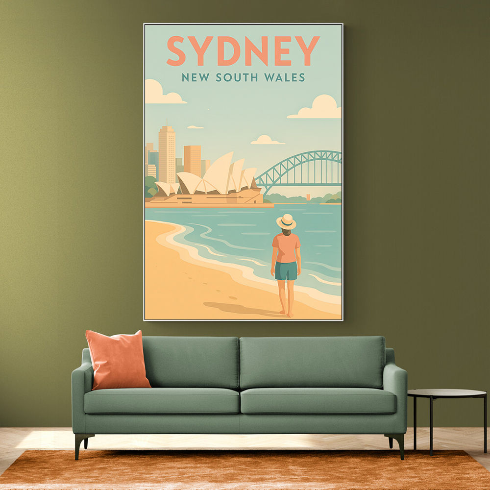 Sydney Travel Poster 6 Wall Art Sydney Travel Poster 6 Wall Art