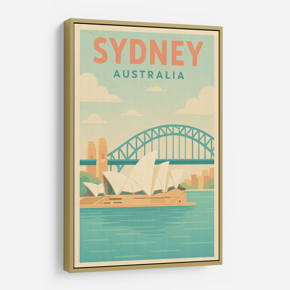 Sydney Travel Poster Wall Art Sydney Travel Poster Wall Art