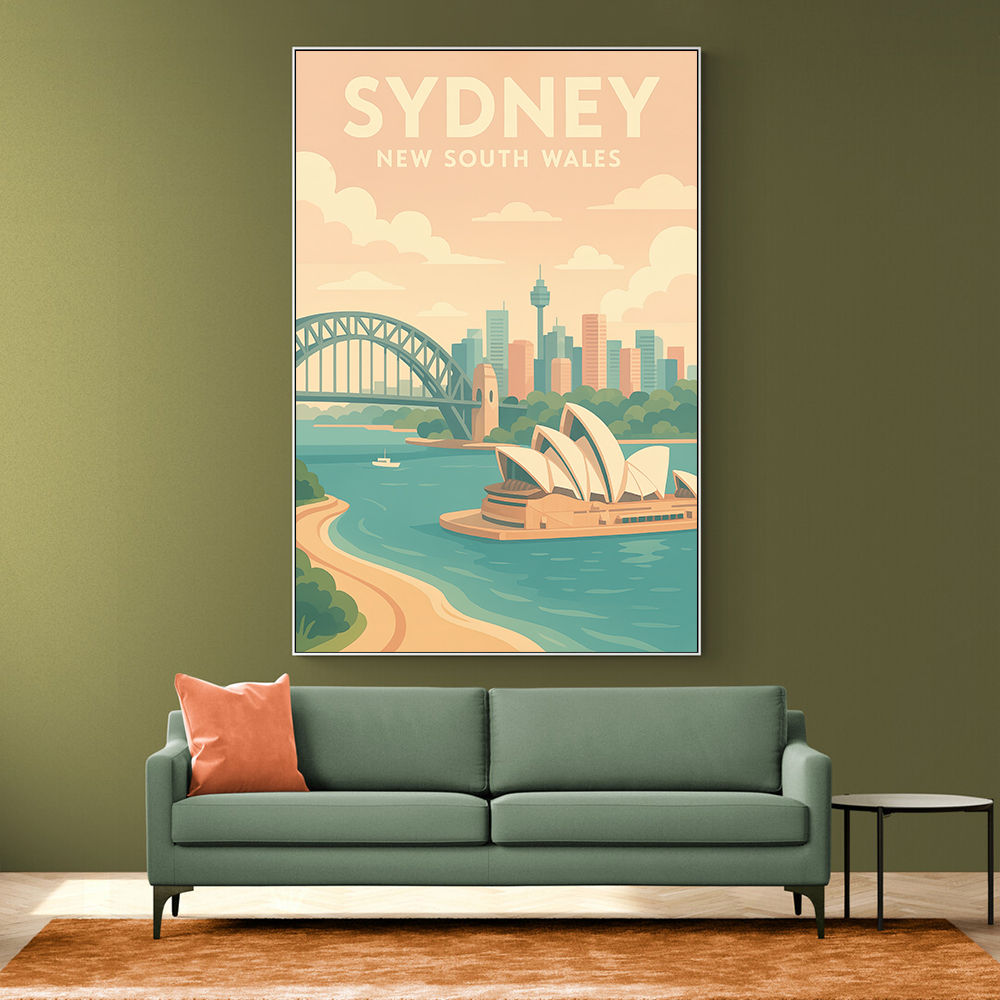 Sydney Travel Poster 5 Wall Art Sydney Travel Poster 5 Wall Art