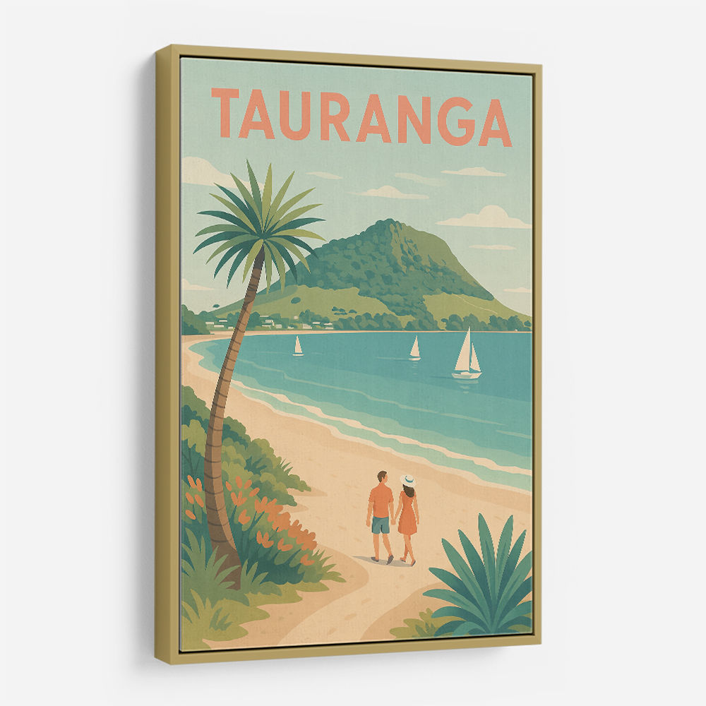 Tauranga Travel Poster Wall Art Tauranga Travel Poster Wall Art