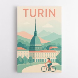 Turin Travel Poster 1 Wall Art