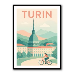 Turin Travel Poster 1 Wall Art
