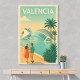 Velencia Travel Poster Wall Art