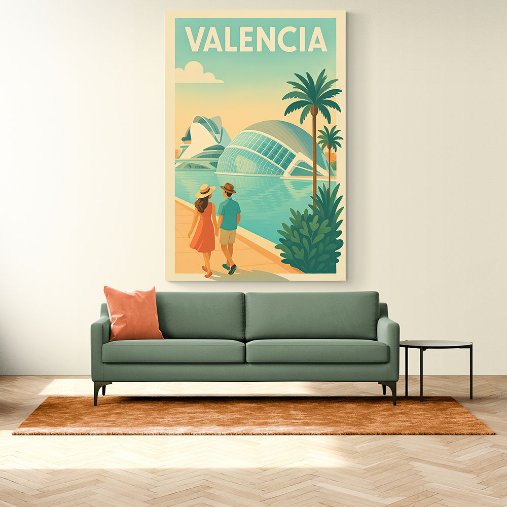 Velencia Travel Poster Wall Art