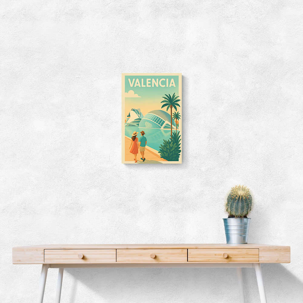 Velencia Travel Poster Wall Art