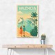 Velencia Travel Poster Wall Art
