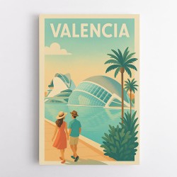 Velencia Travel Poster Wall Art