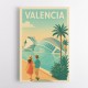 Velencia Travel Poster Wall Art