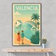 Velencia Travel Poster Wall Art