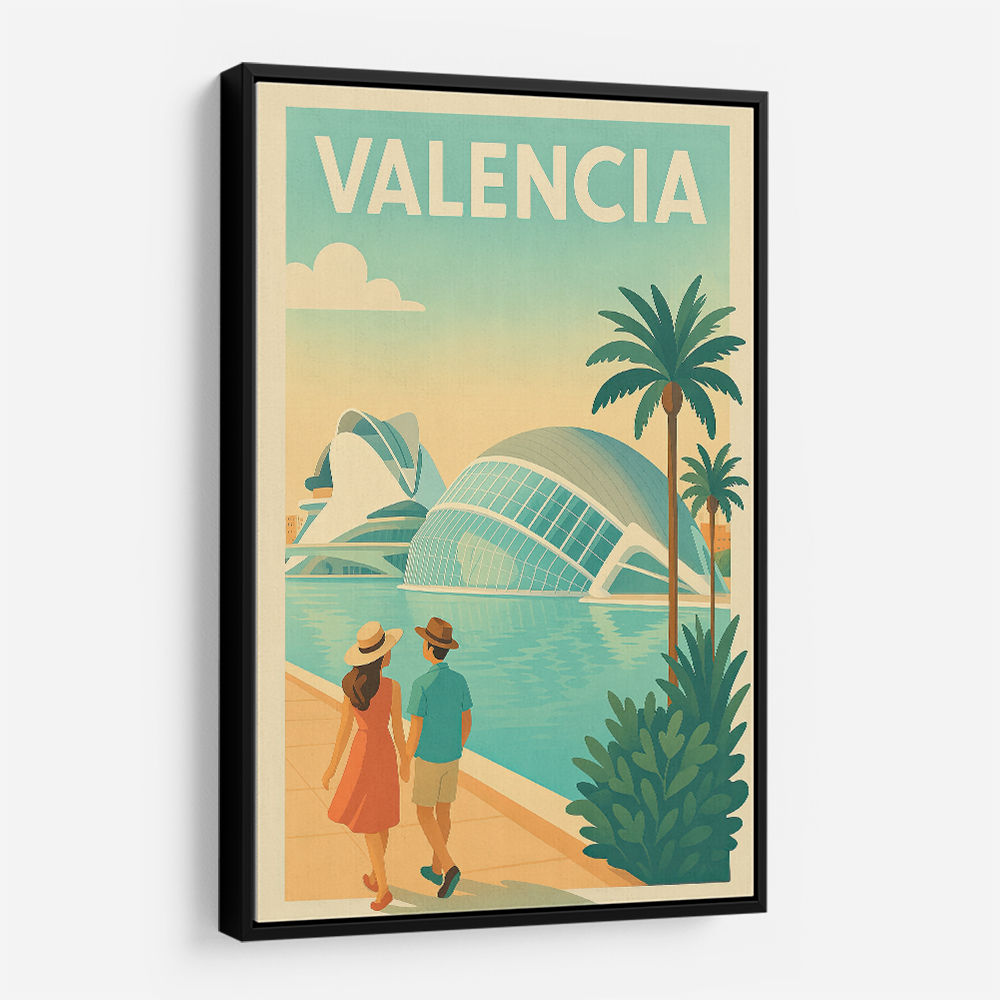 Velencia Travel Poster Wall Art