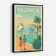 Velencia Travel Poster Wall Art