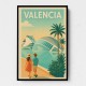 Velencia Travel Poster Wall Art