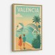 Velencia Travel Poster Wall Art