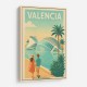 Velencia Travel Poster Wall Art