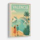 Velencia Travel Poster Wall Art