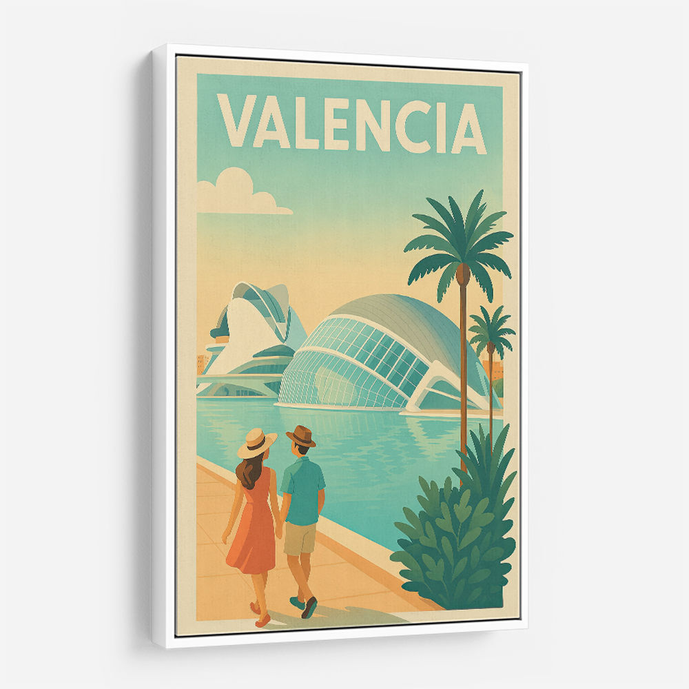 Velencia Travel Poster Wall Art