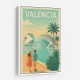 Velencia Travel Poster Wall Art