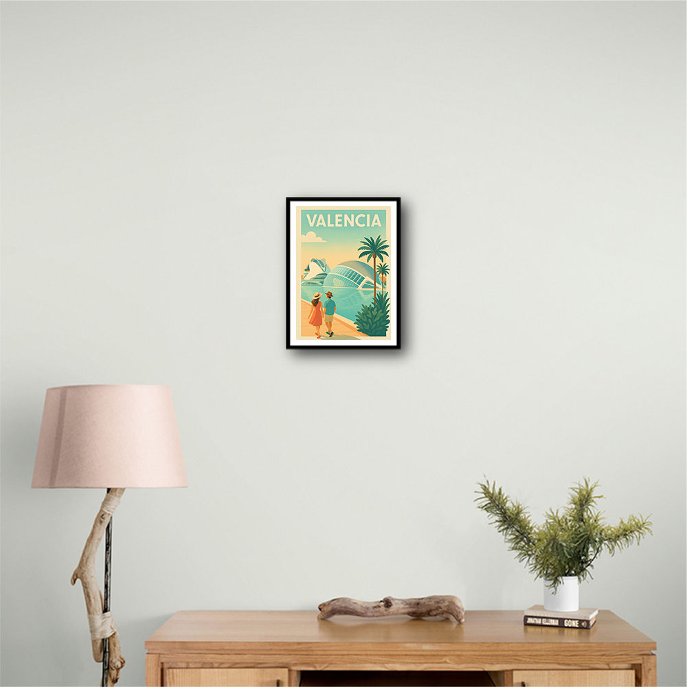 Velencia Travel Poster Wall Art