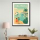 Velencia Travel Poster Wall Art