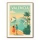 Velencia Travel Poster Wall Art